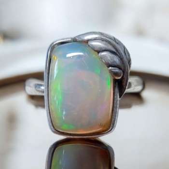 Bague Opale Ethiopie