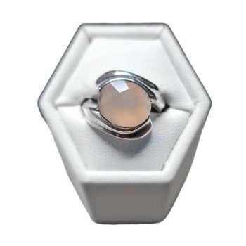 Bague pink quartz #2