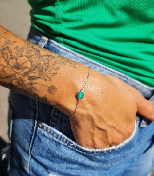 Bracelet "Oasis bleu"