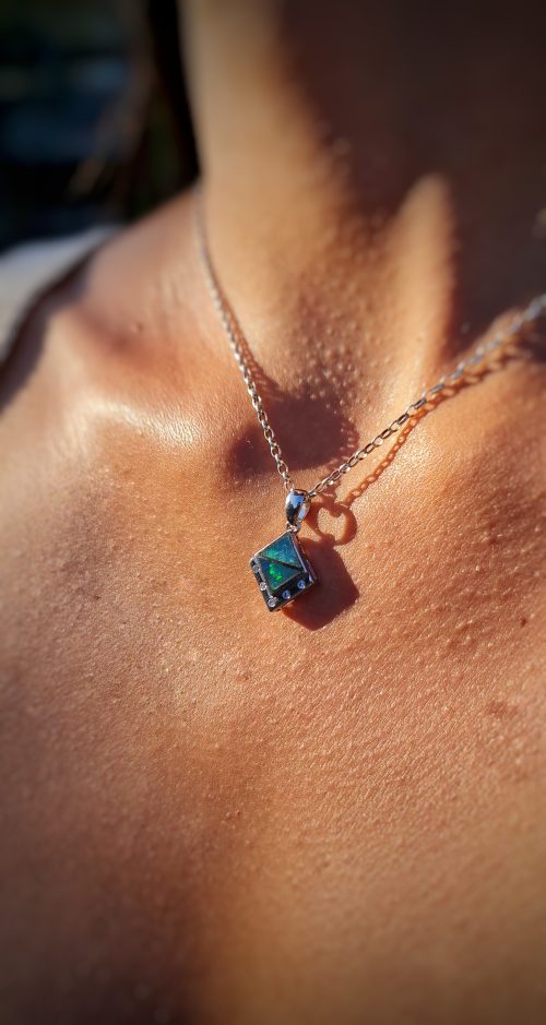 Pendentif "Carré d'Opale" – Image 3