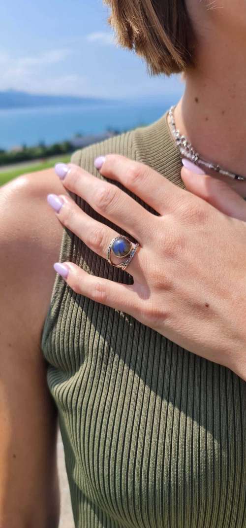 Bague Labradorite