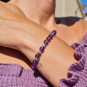 Bracelet Amethyste-Hématite