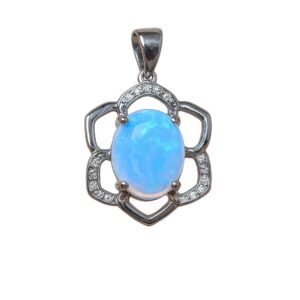 Pendentif Argent 925 & Opale — Australie
