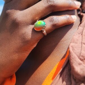 Bague Opale Ethiopie