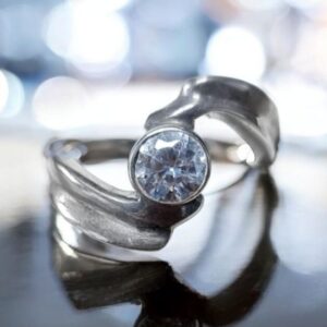 Bague cristal de roche