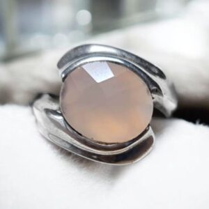 Bague quartz rose