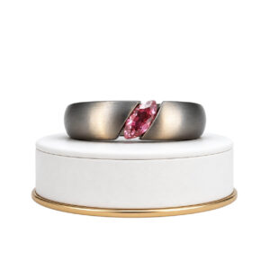 Bague Argent 925 - Tourmaline rose