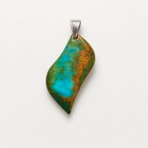 Pendentif Opale des Andes - bleue